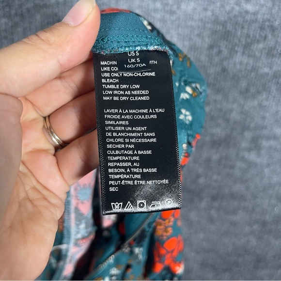 Free People Women’s Small Floral Flared Retro Pants Can’t Take My Eyes Off You - Picture 8 of 11